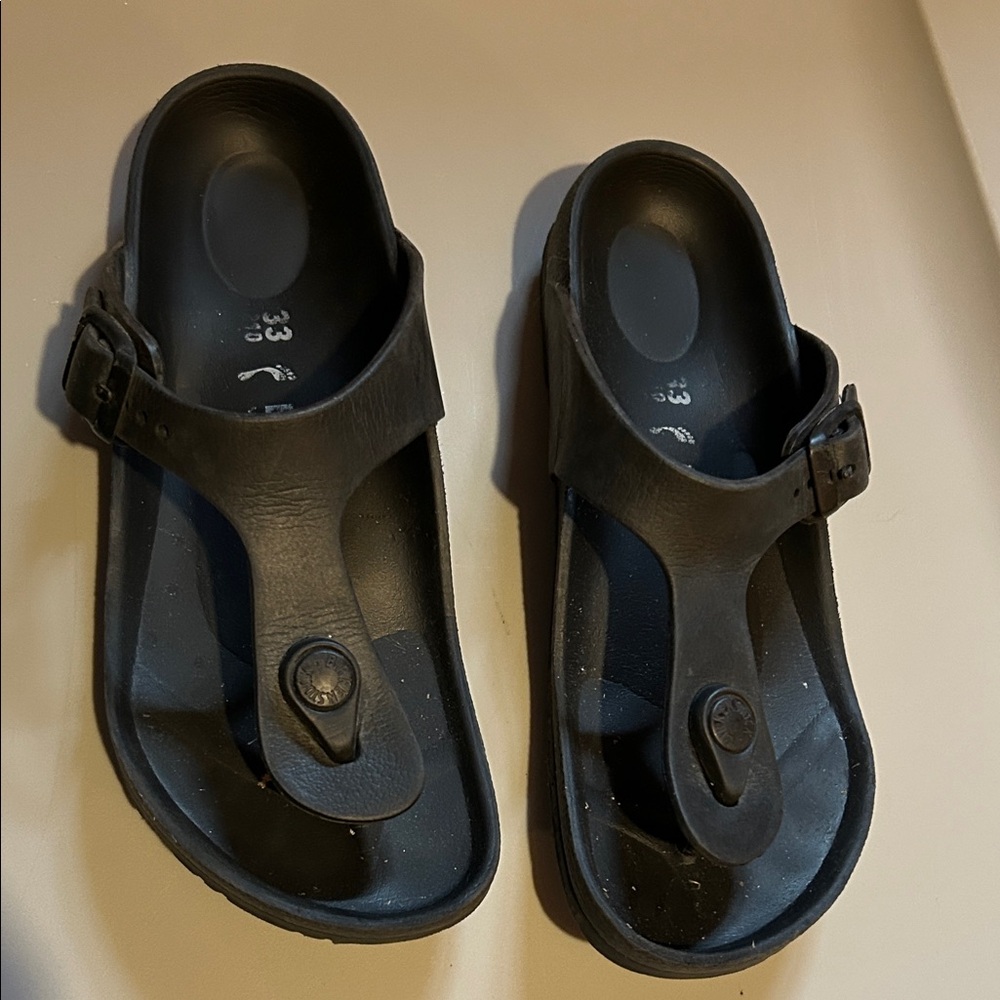 Birkenstock Kids Black Sandals